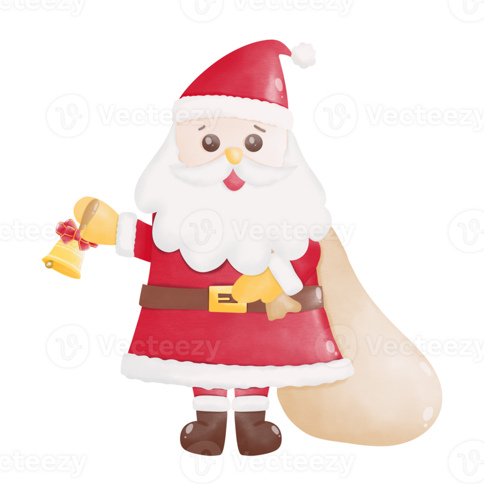 Santa gifts happy png