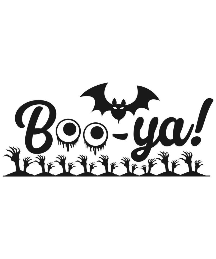 New Halloween Typography T-shirt Design vector