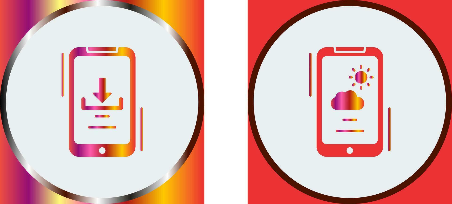 Download and Technology Icon vector