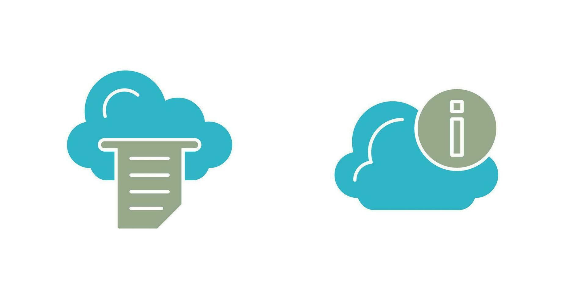 File and Information Icon vector