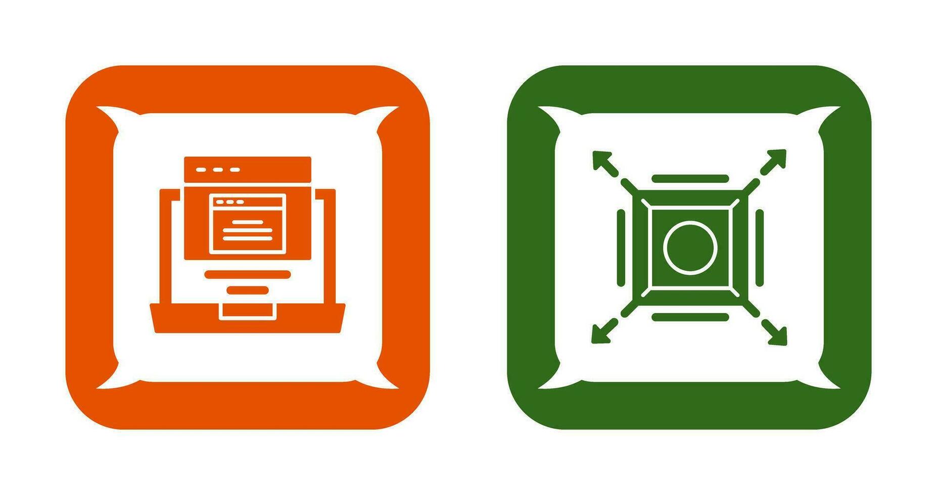Pop Up and Maximize Icon vector