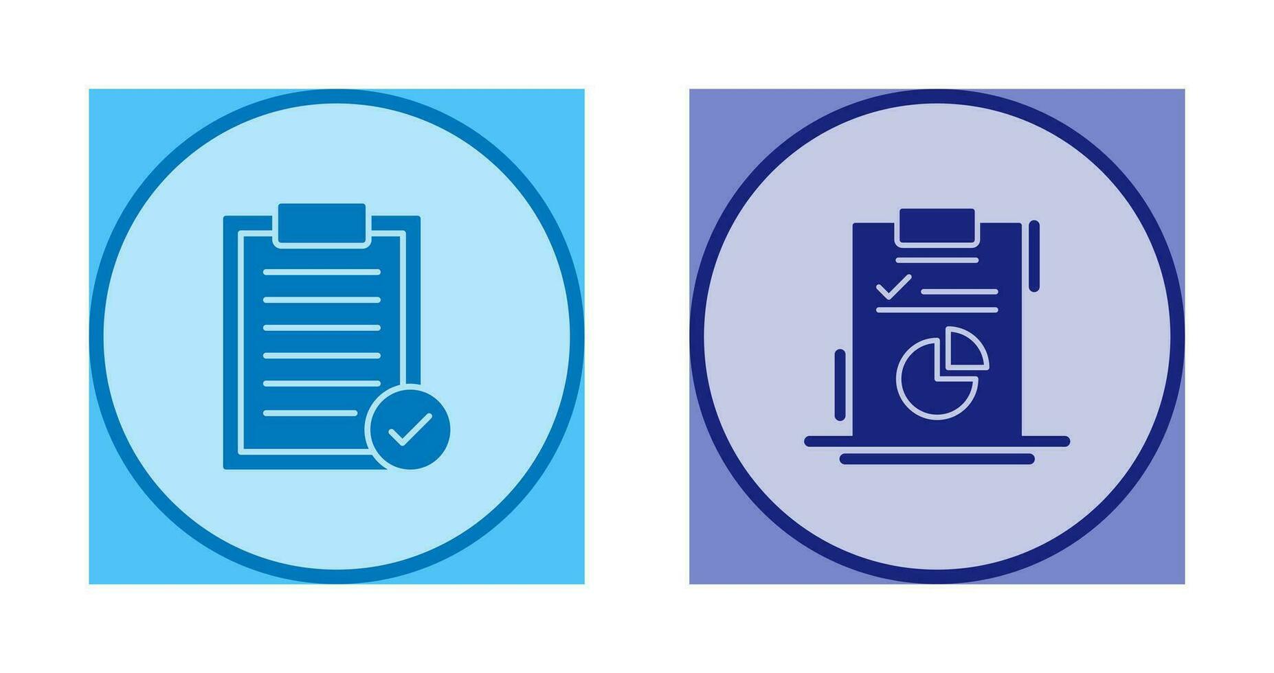 Selected and Diagram Icon vector