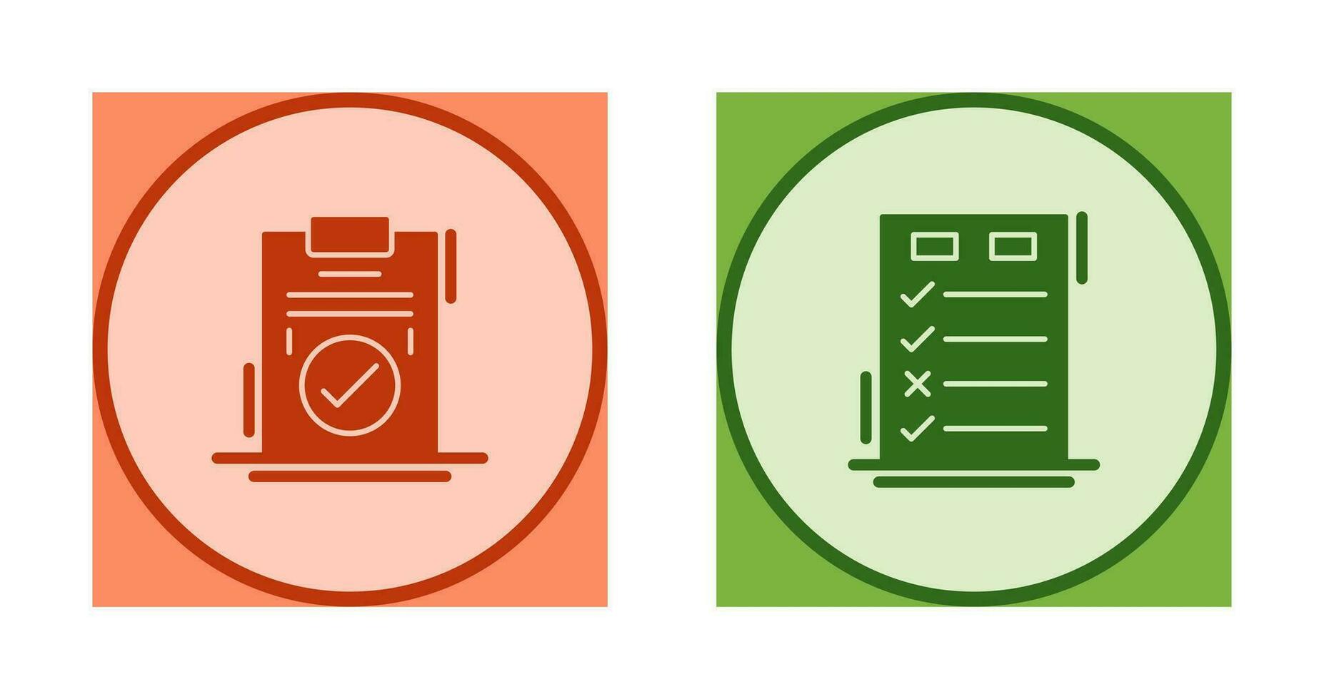 Today to Done Check List and Checkmark Icon vector