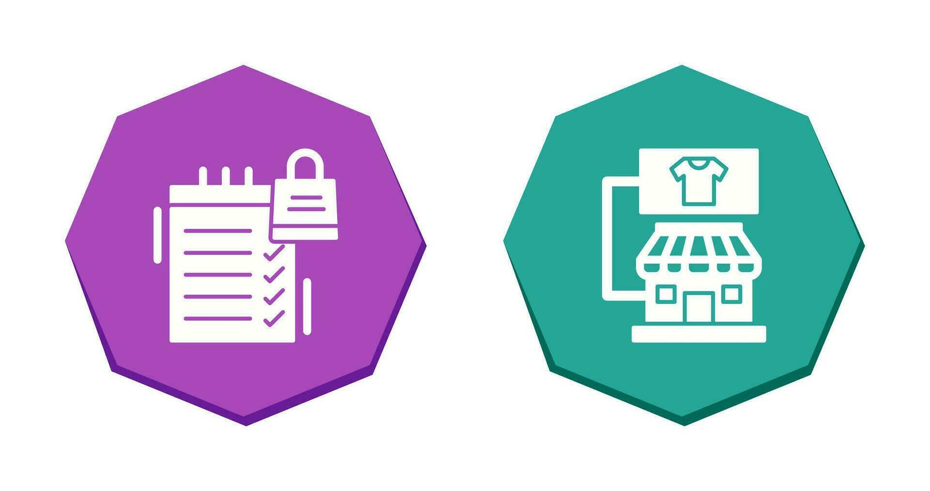 Shopping and Store Icon vector