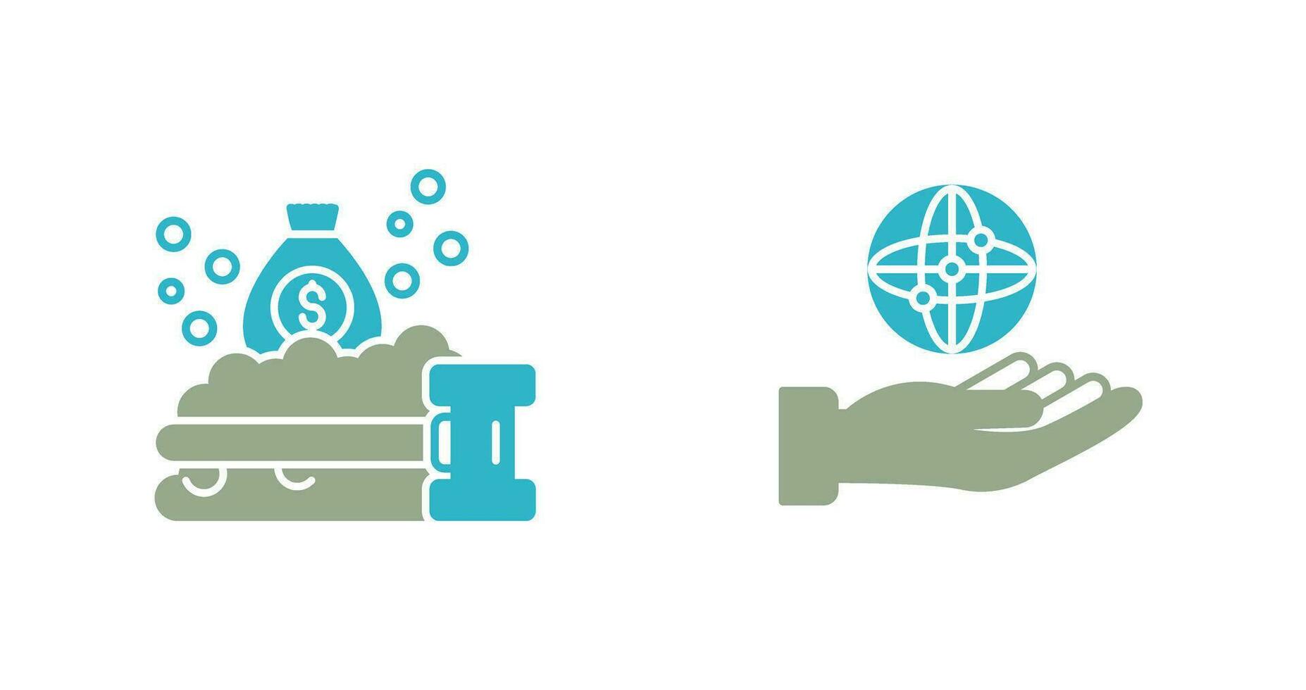Money Laundering and Management Icon vector