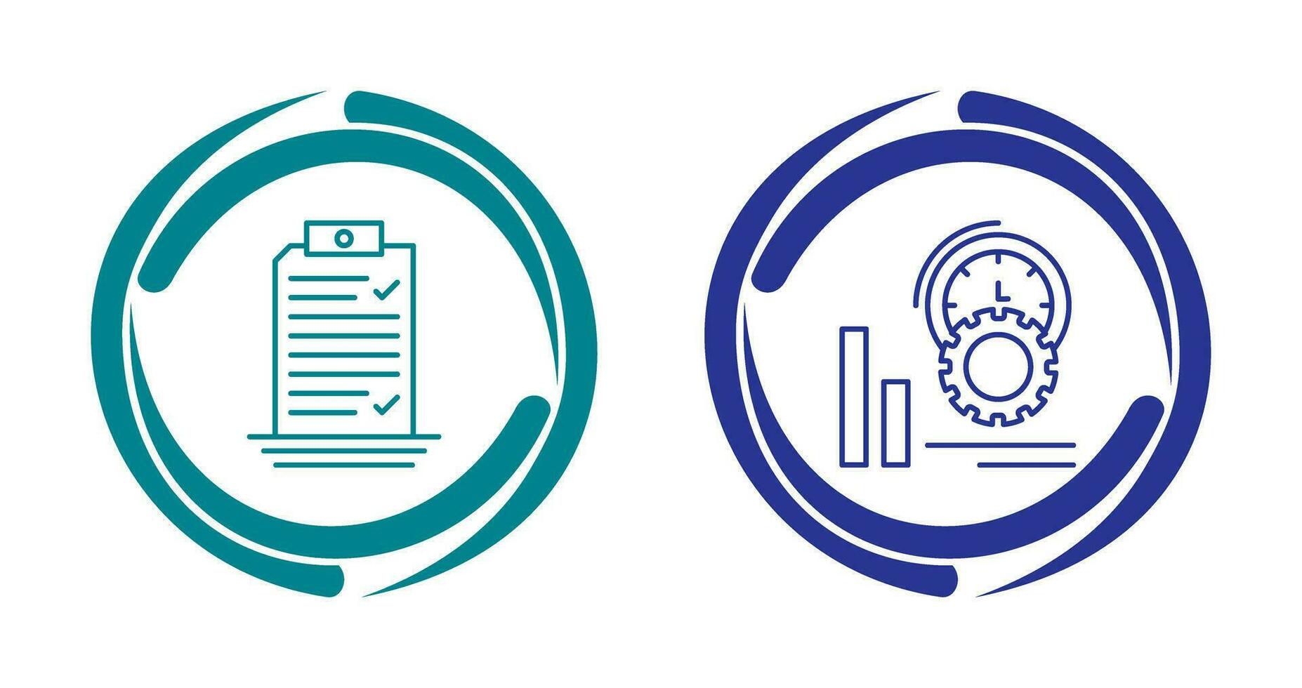 Check List and Performance Icon vector