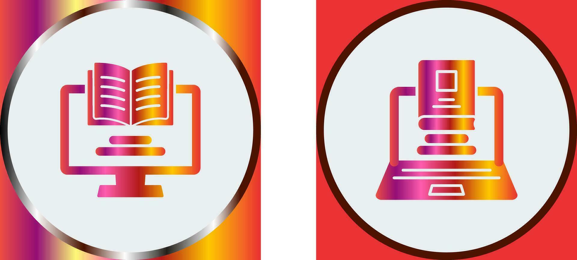 Monitor and Laptop Icon vector