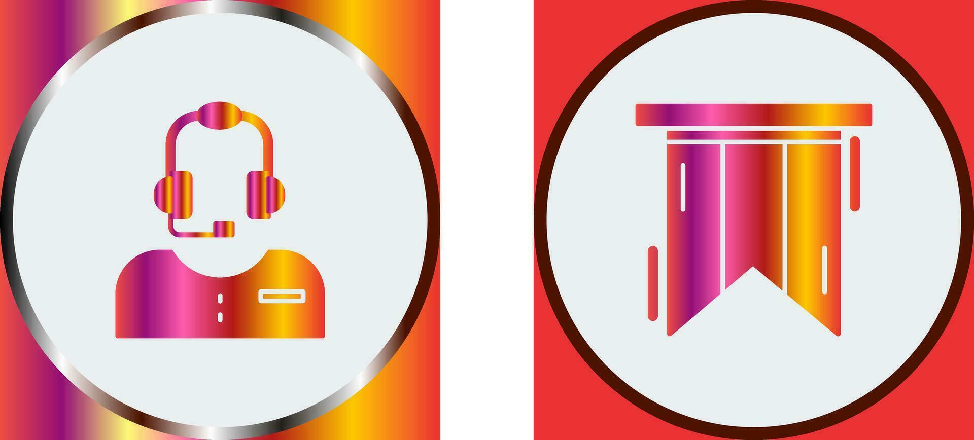 Customer Service and Bookmark Icon 32887868 Vector Art at Vecteezy