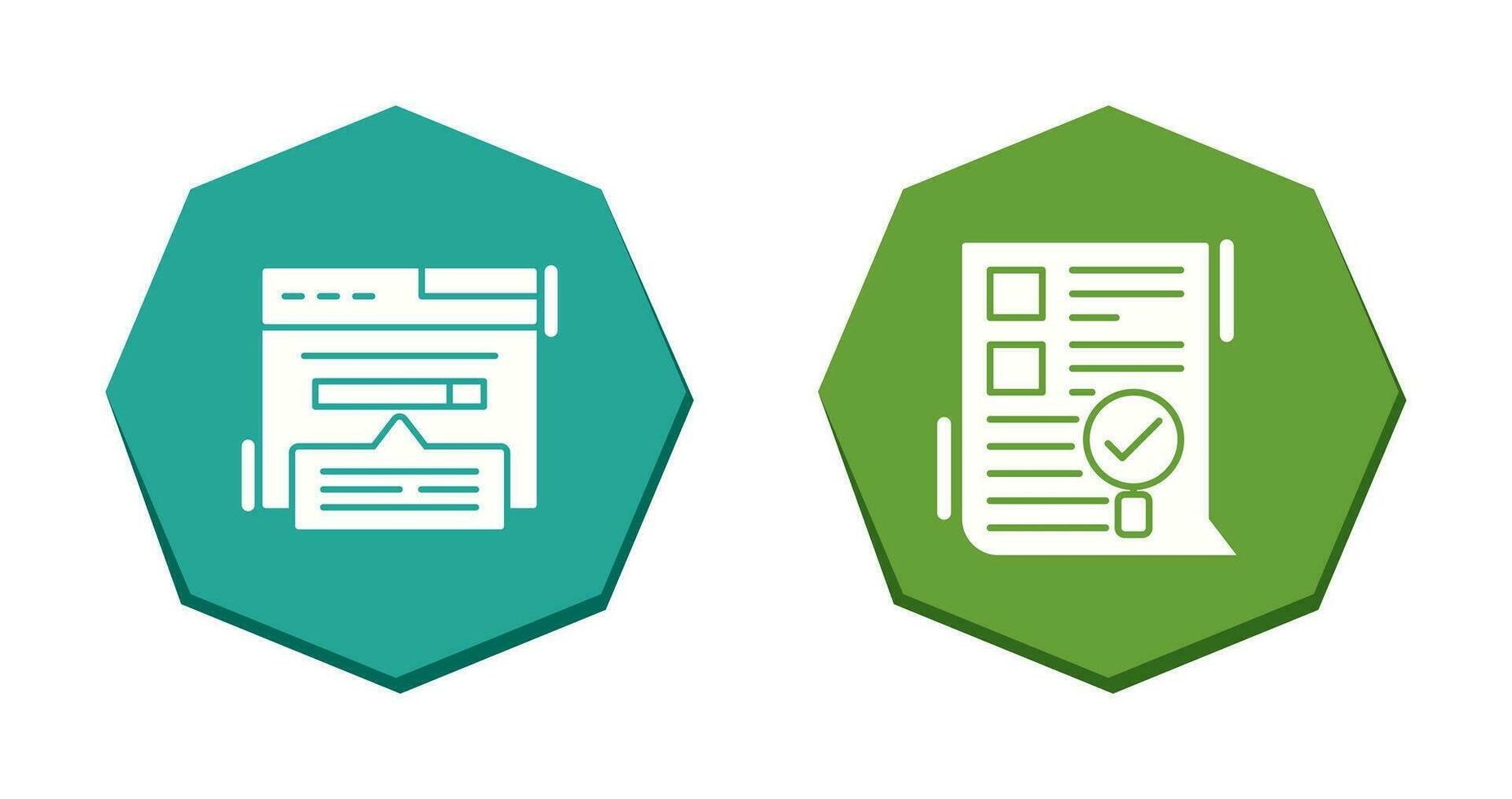 Keyword Search and SEO Audit Icon vector