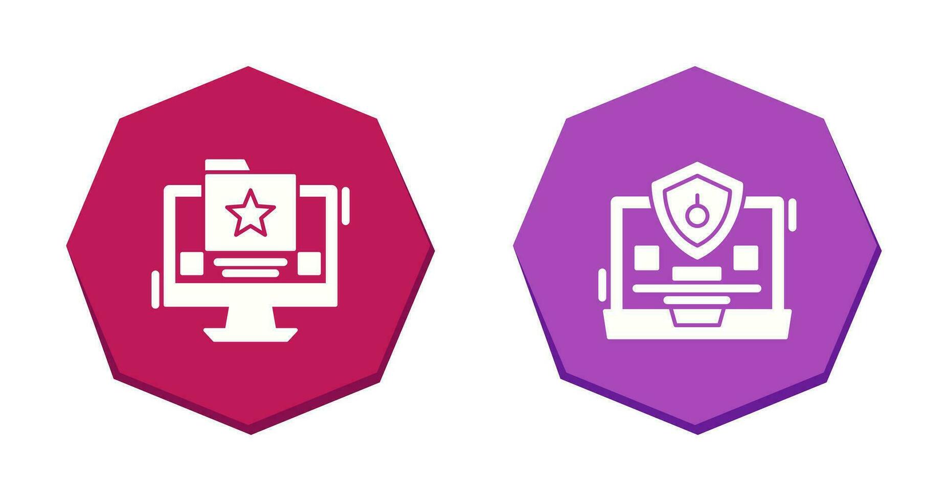 favorito carpeta y proteccion icono vector