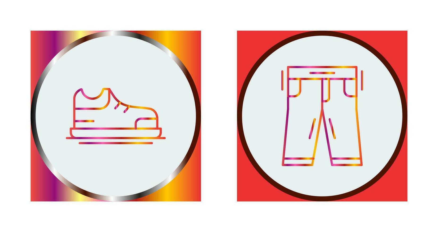 Shoes and Pants Icon vector