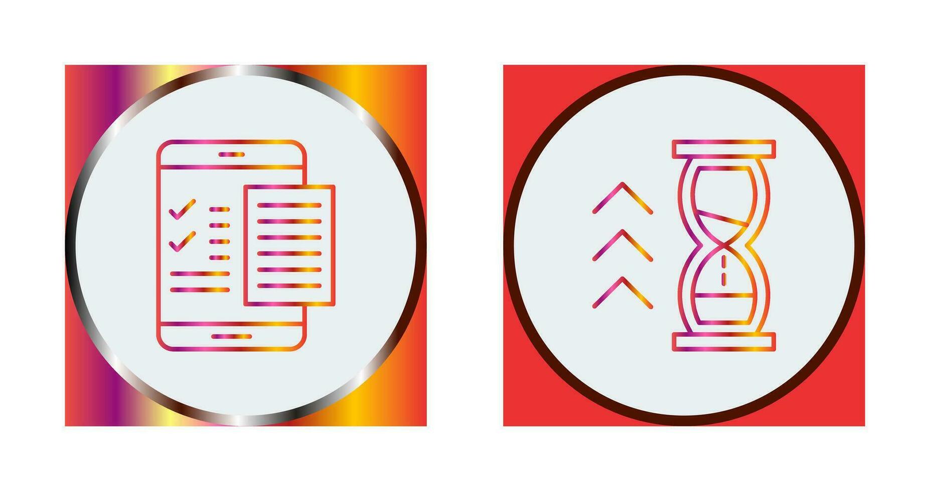 Check List and Quick Response Icon vector