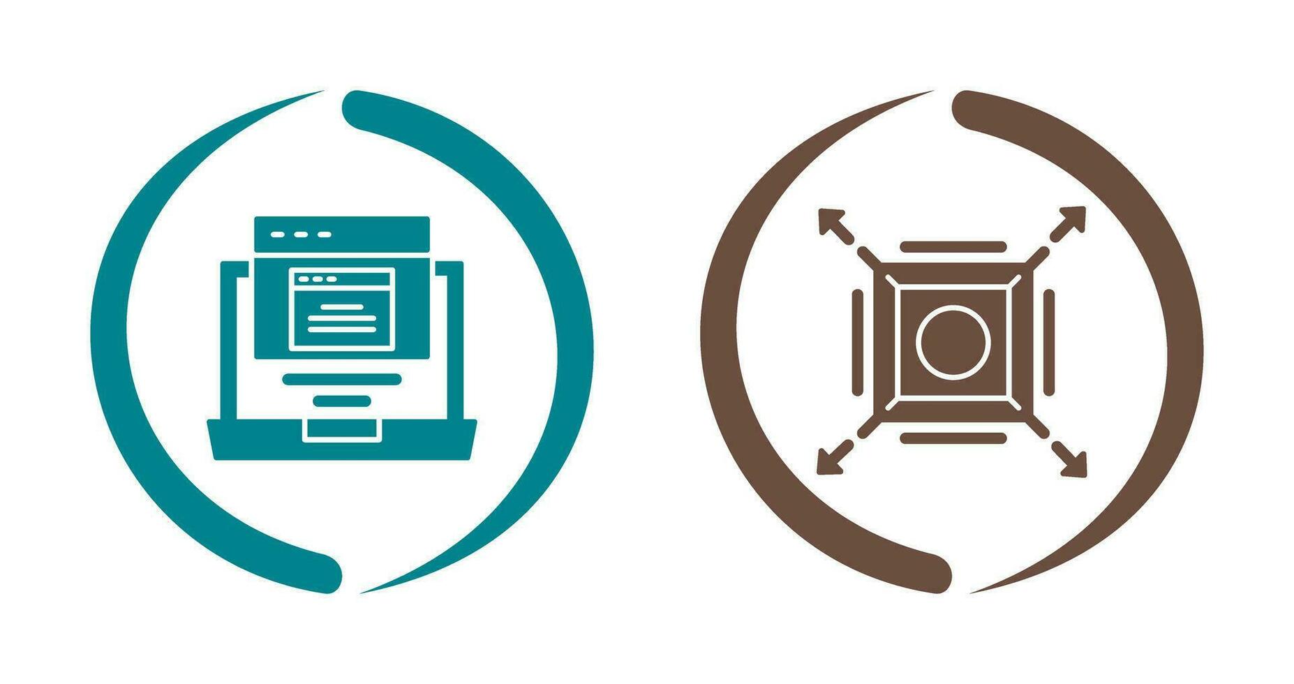 Pop Up and Maximize Icon vector