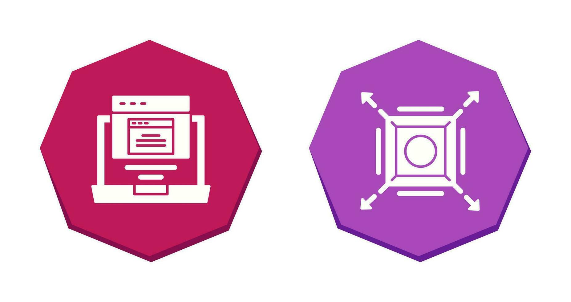 Pop Up and Maximize Icon vector