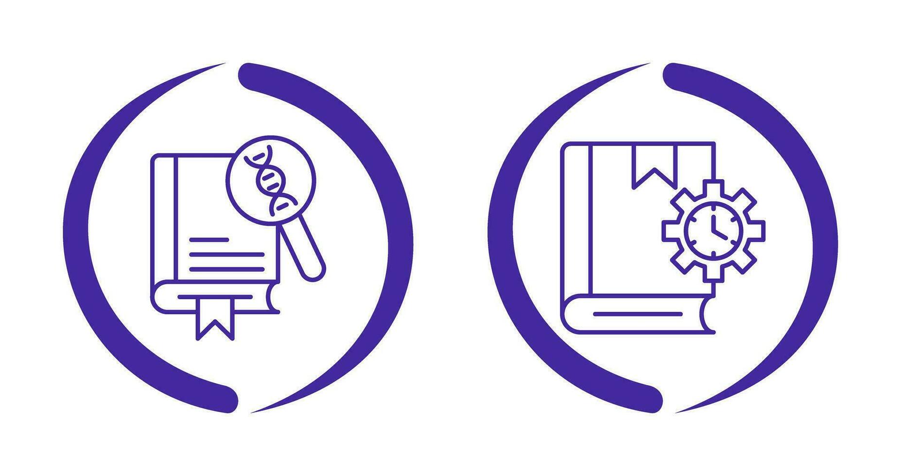 Genetics and Duration Icon vector