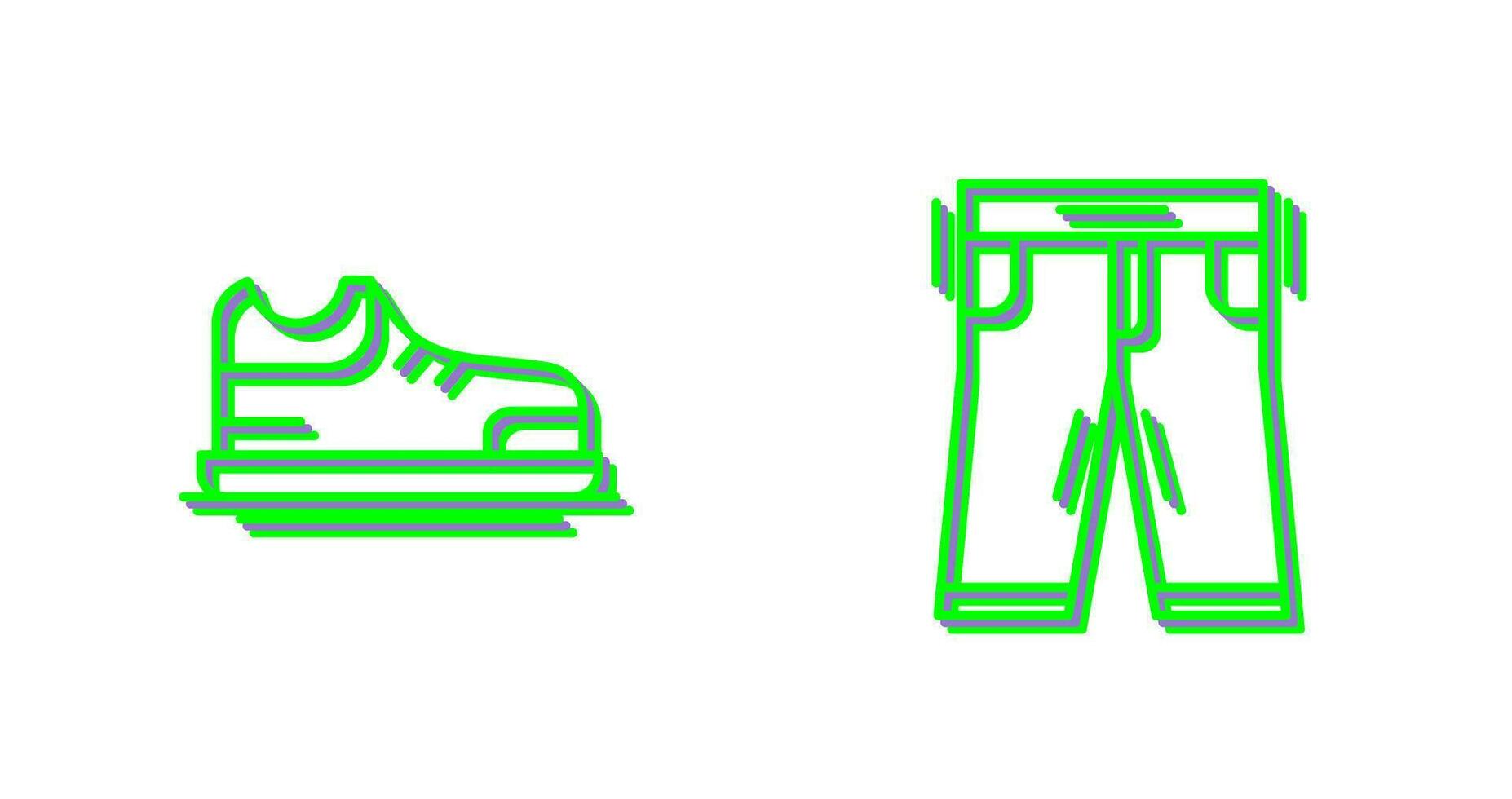 Shoes and Pants Icon vector