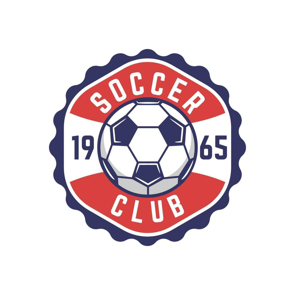 Soccer logo or football club sport sign badge vector