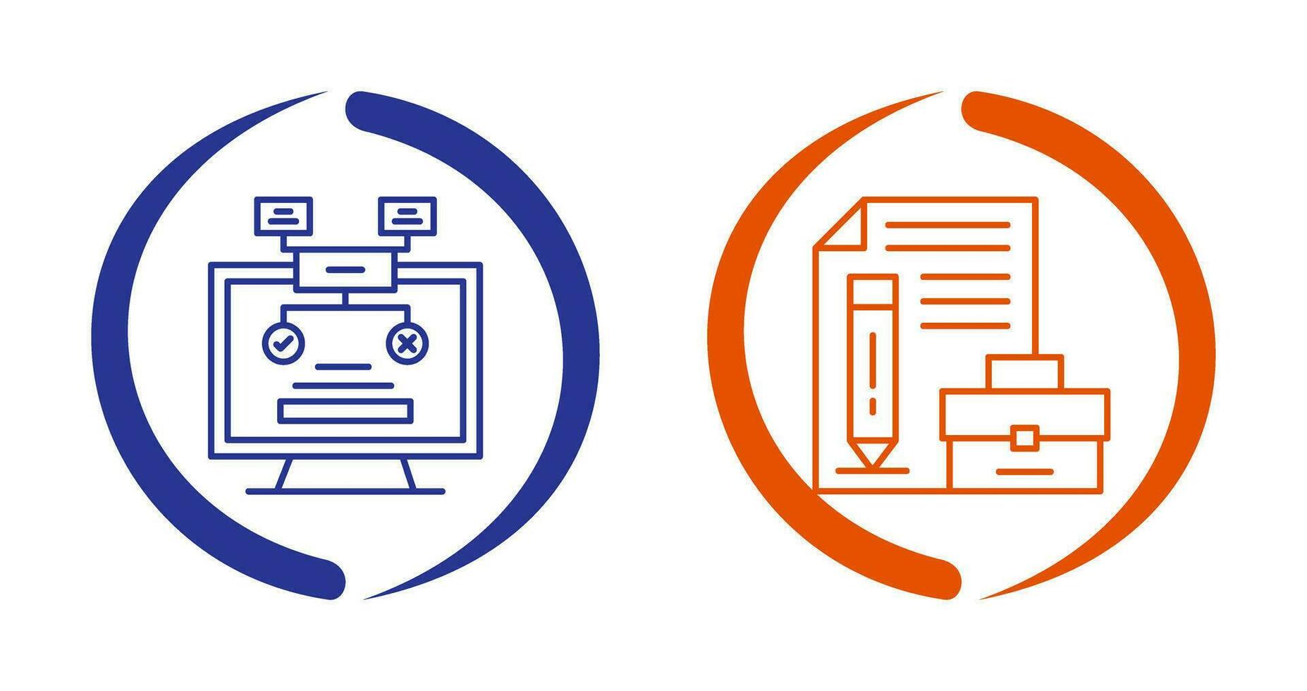 Methodology and Portfolio Icon vector