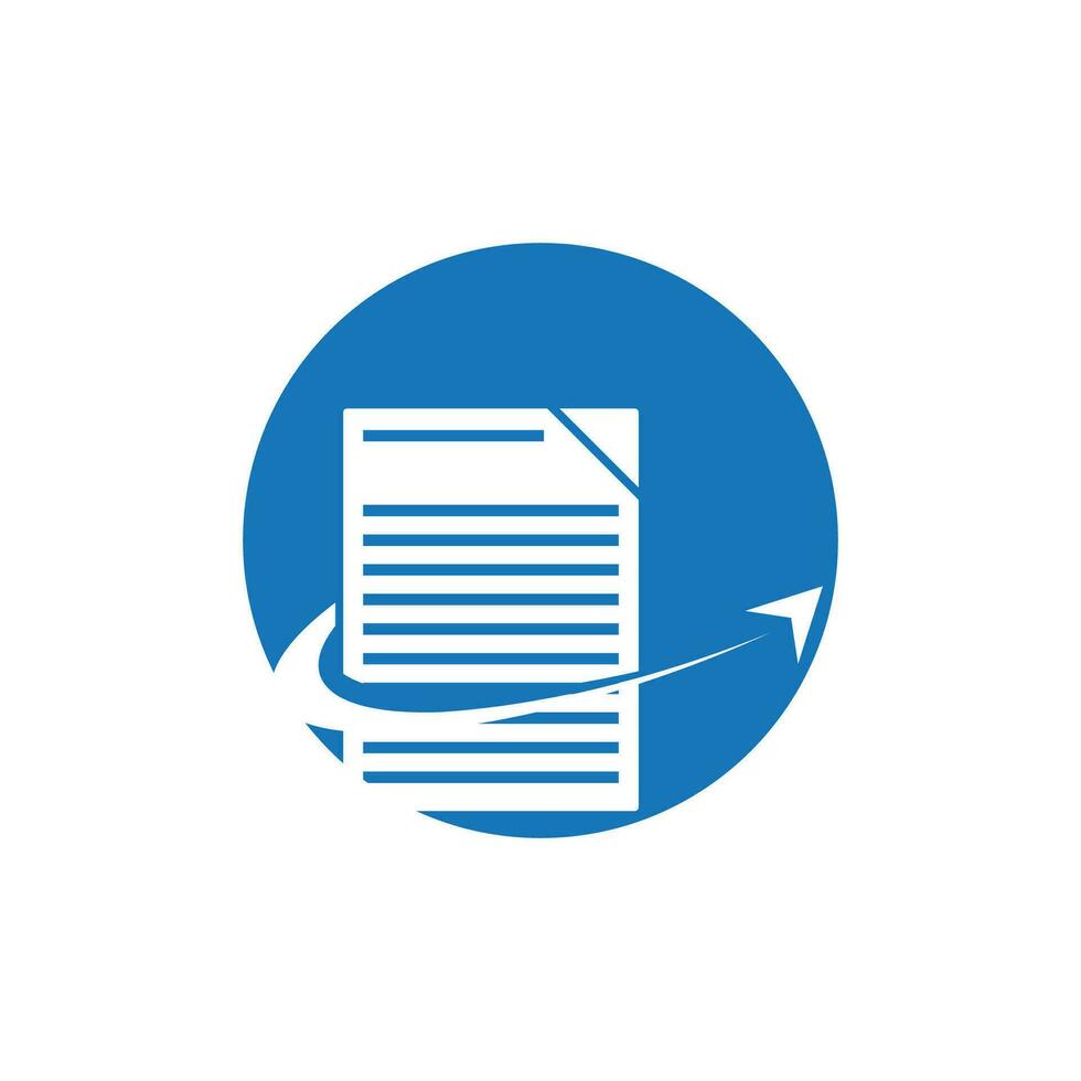 Document Icon And Symbol Vector Template Illustration
