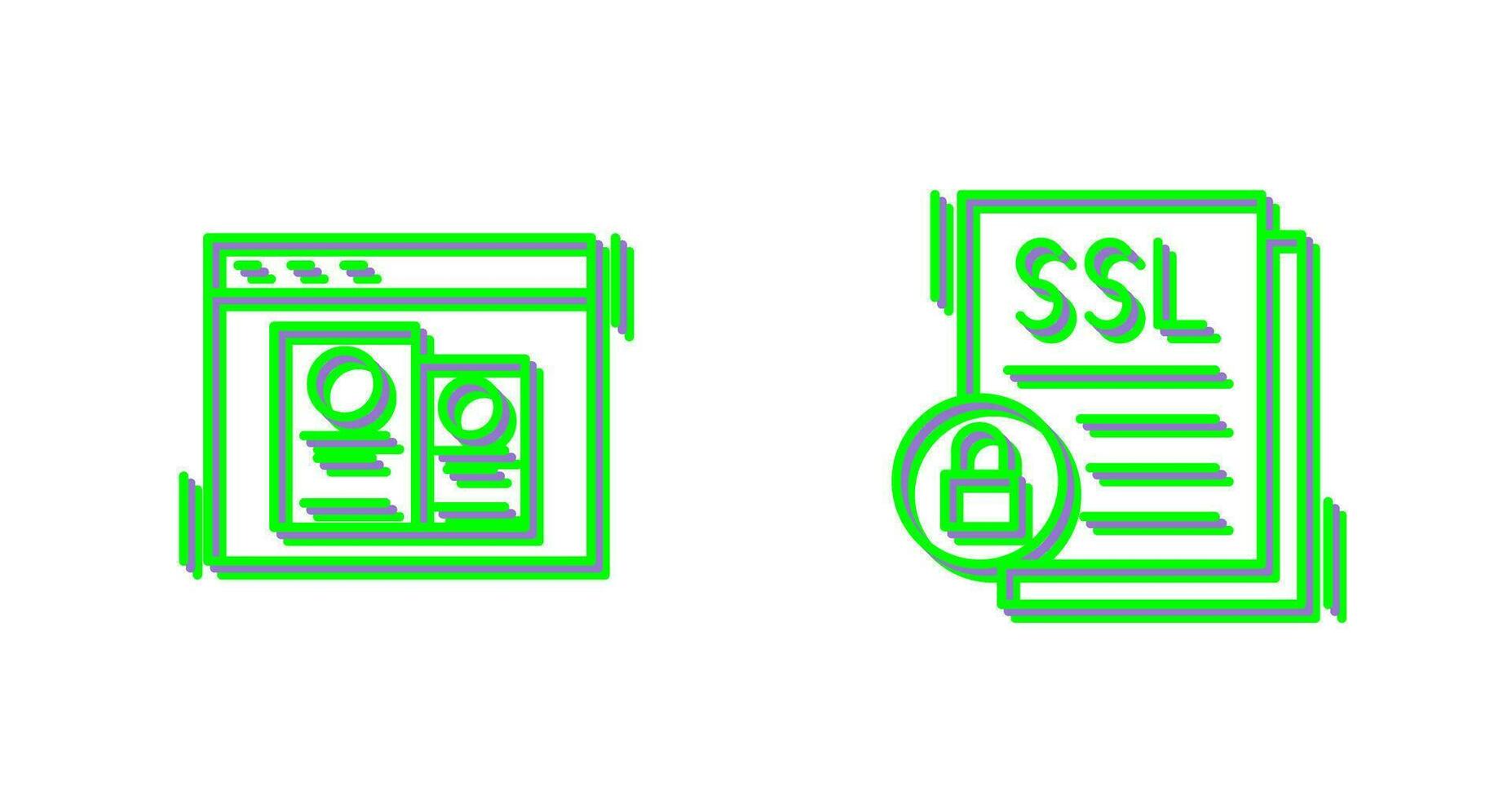 User and Protection Icon vector