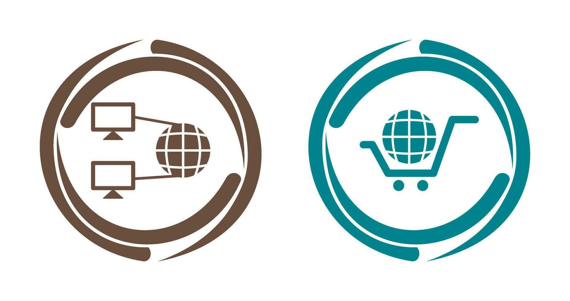 Internet Connectivity and Global Icon vector