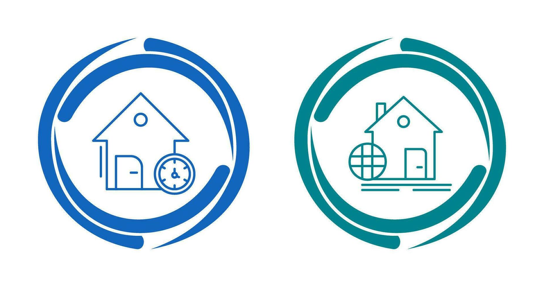 Time and Web Development Icon vector