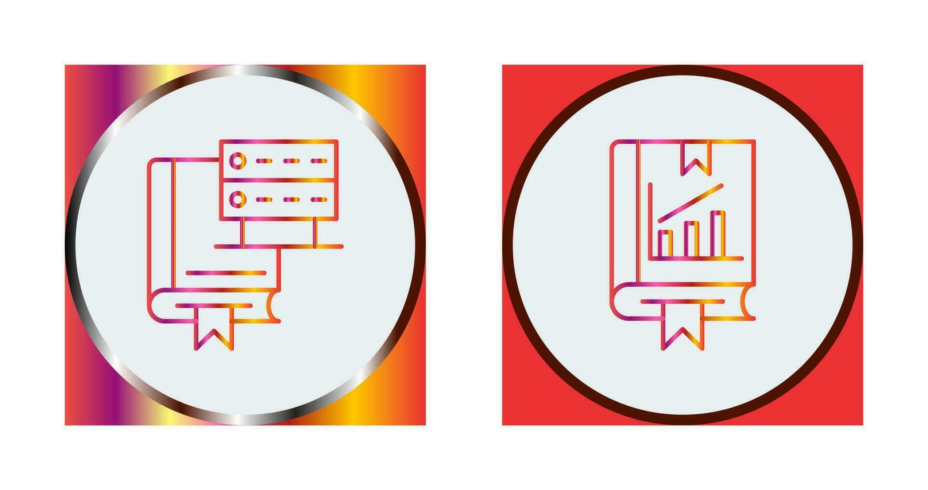 Server and Statistics Icon vector