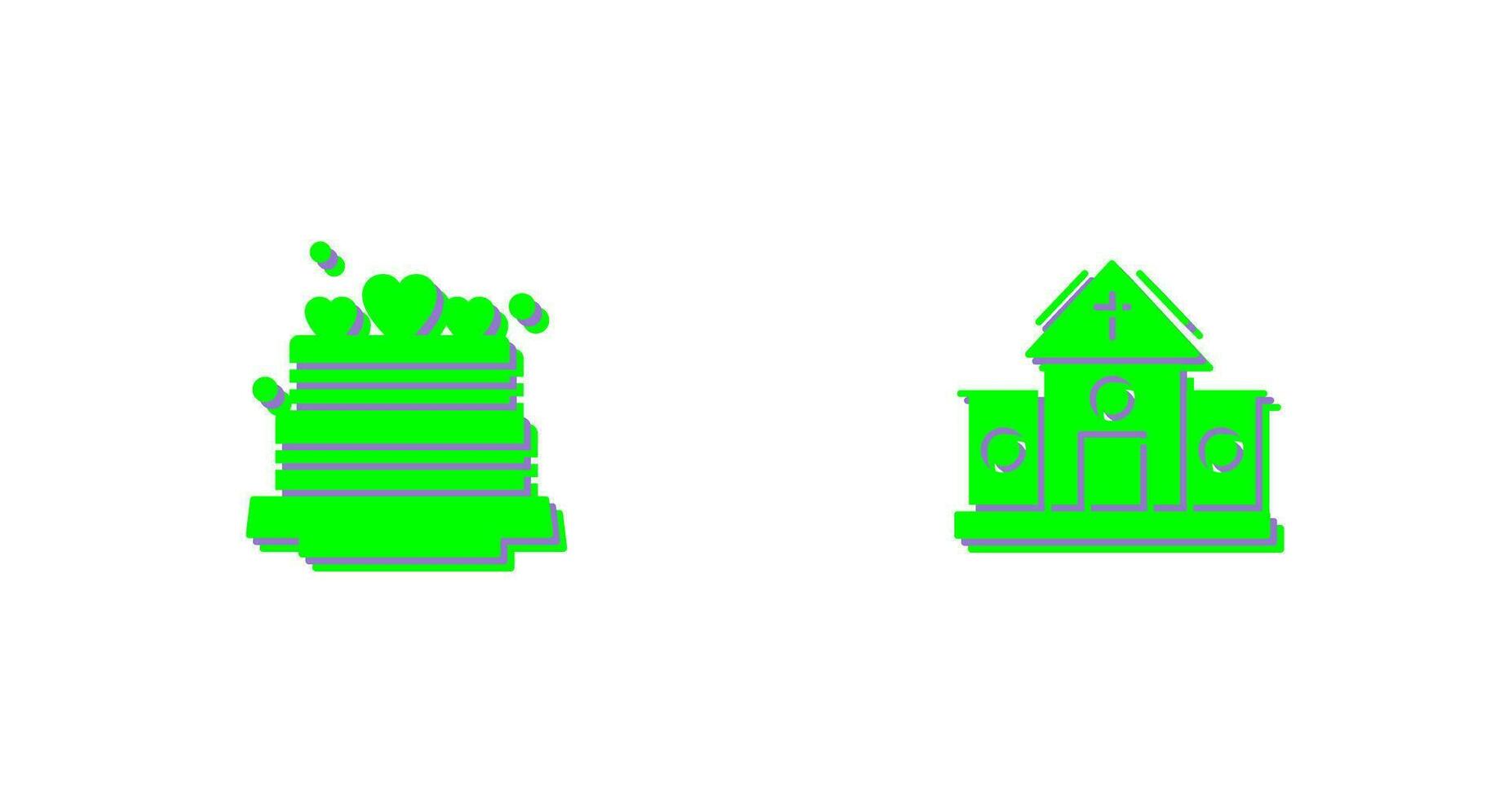 Wedding and Church Icon vector
