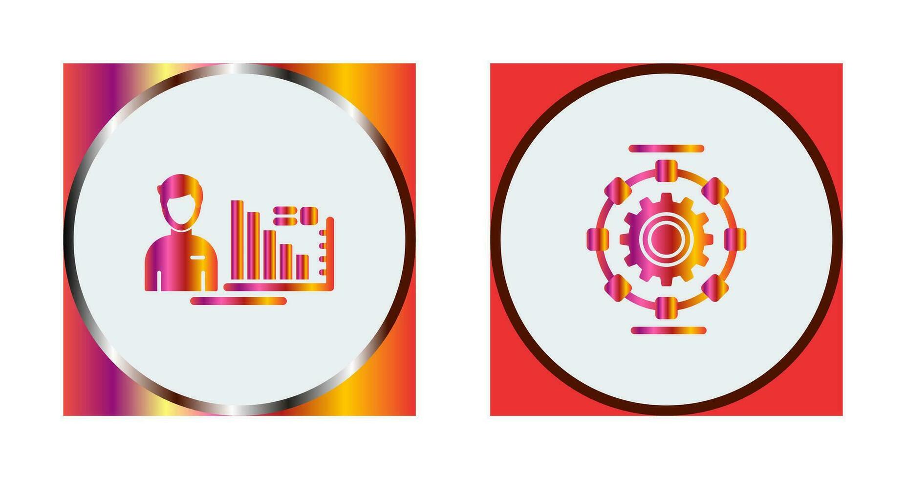 Consulting and Automated  Icon vector