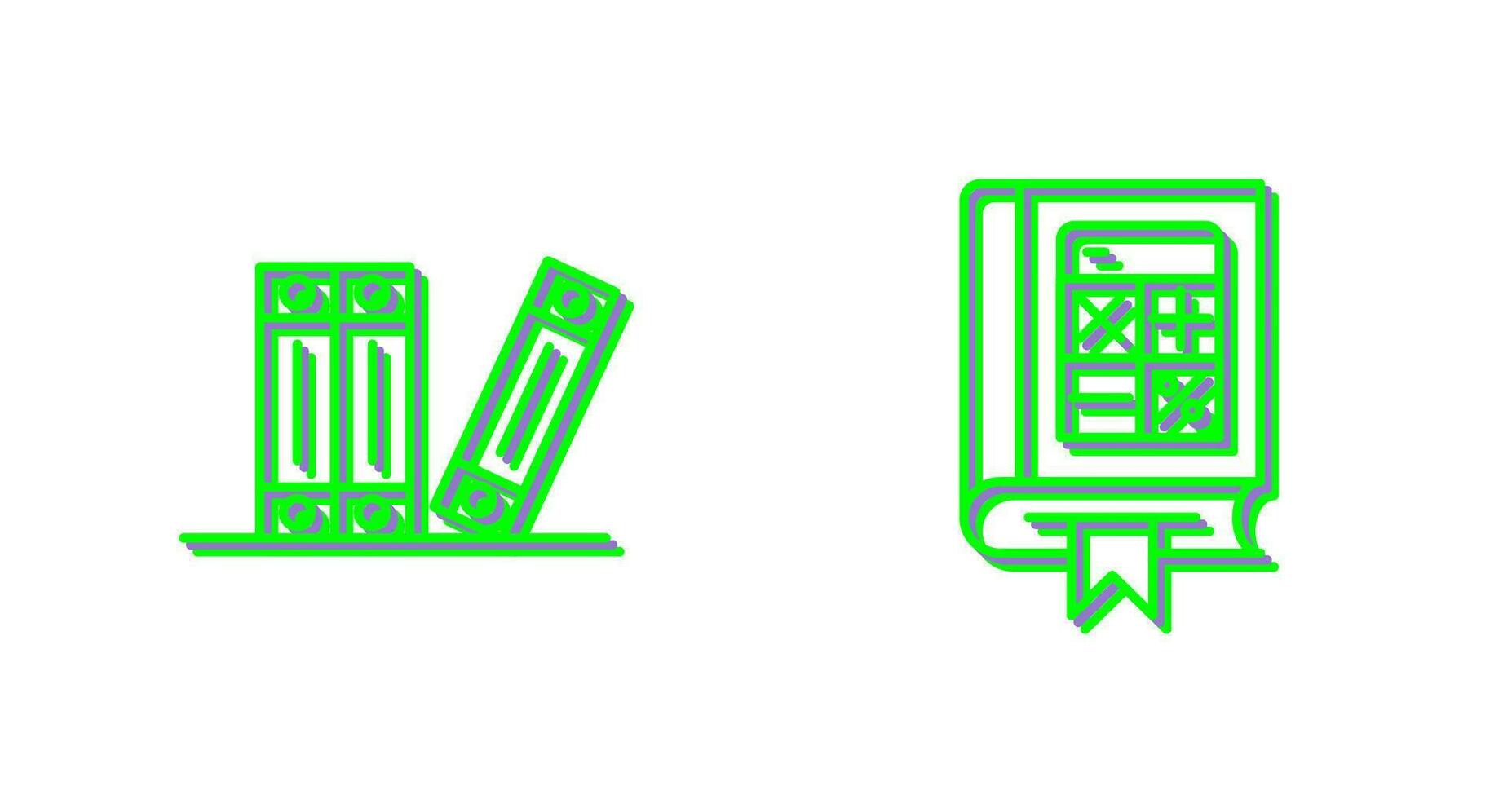 archivo y matemáticas icono vector