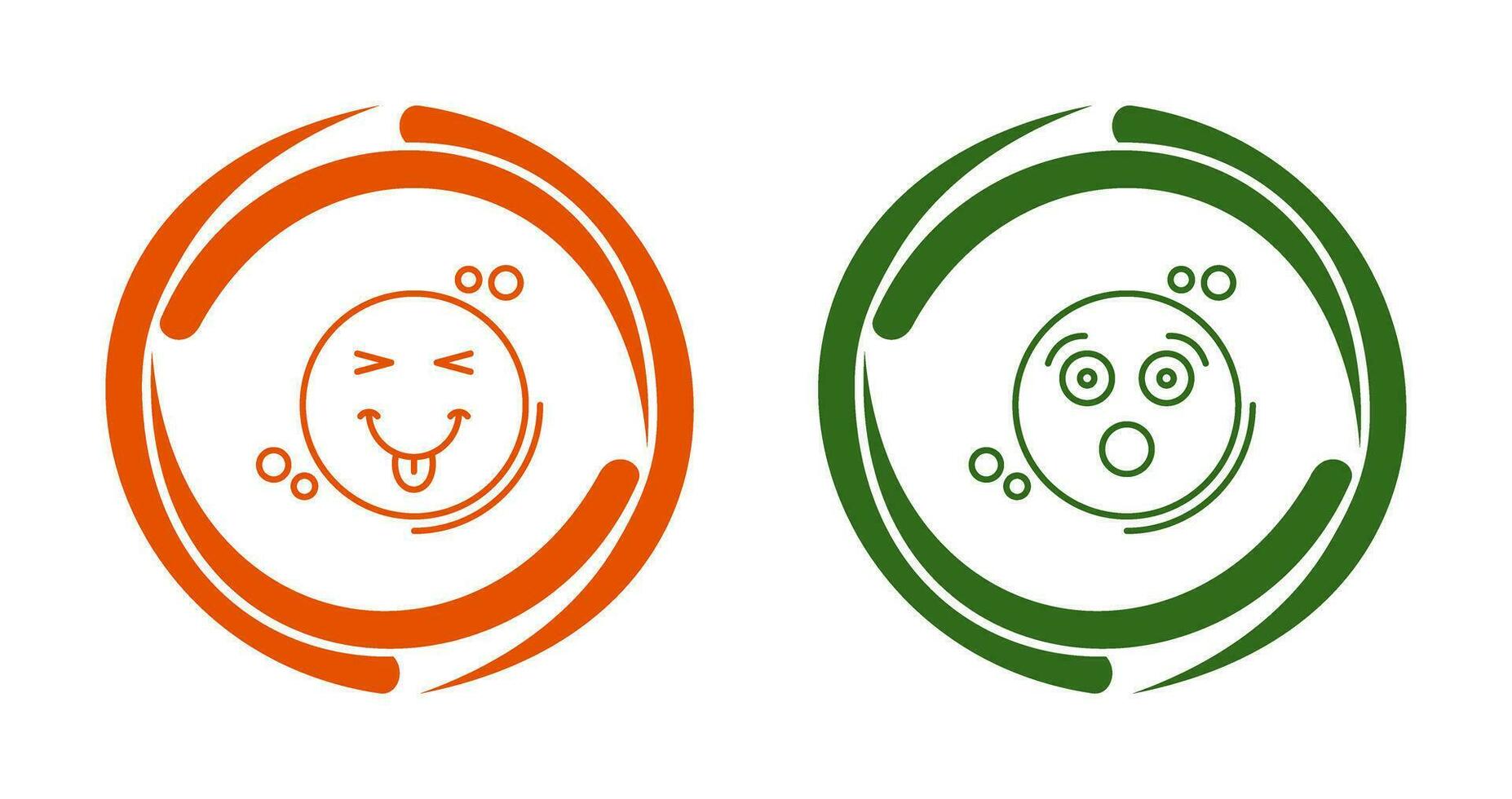 Naughty and Surprised Icon vector