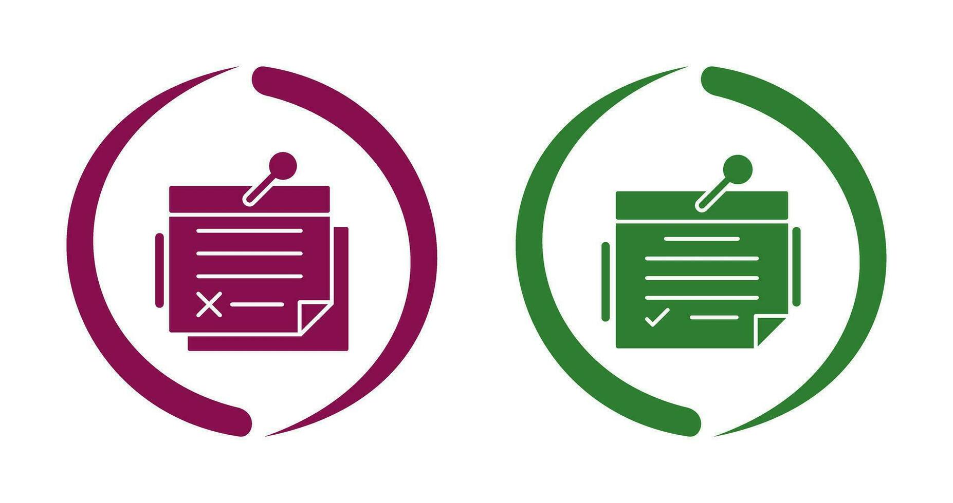 Note and Note Icon vector