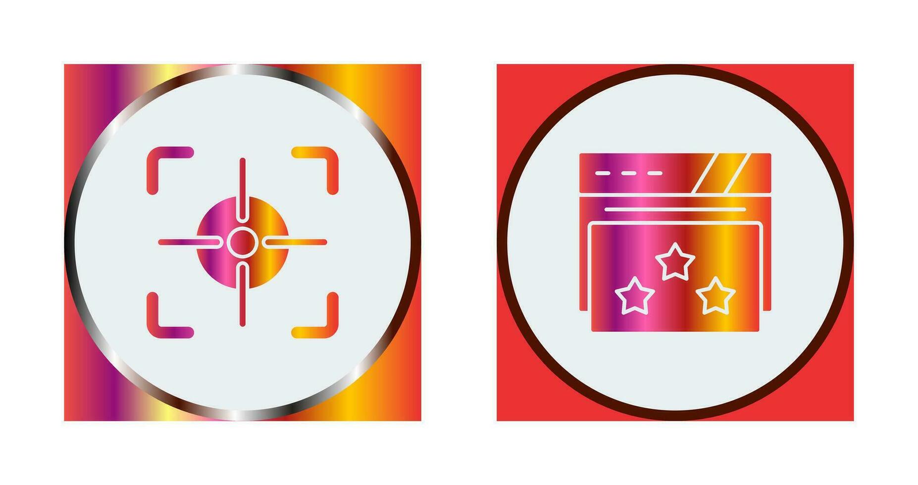 Focus and Feedback Icon vector