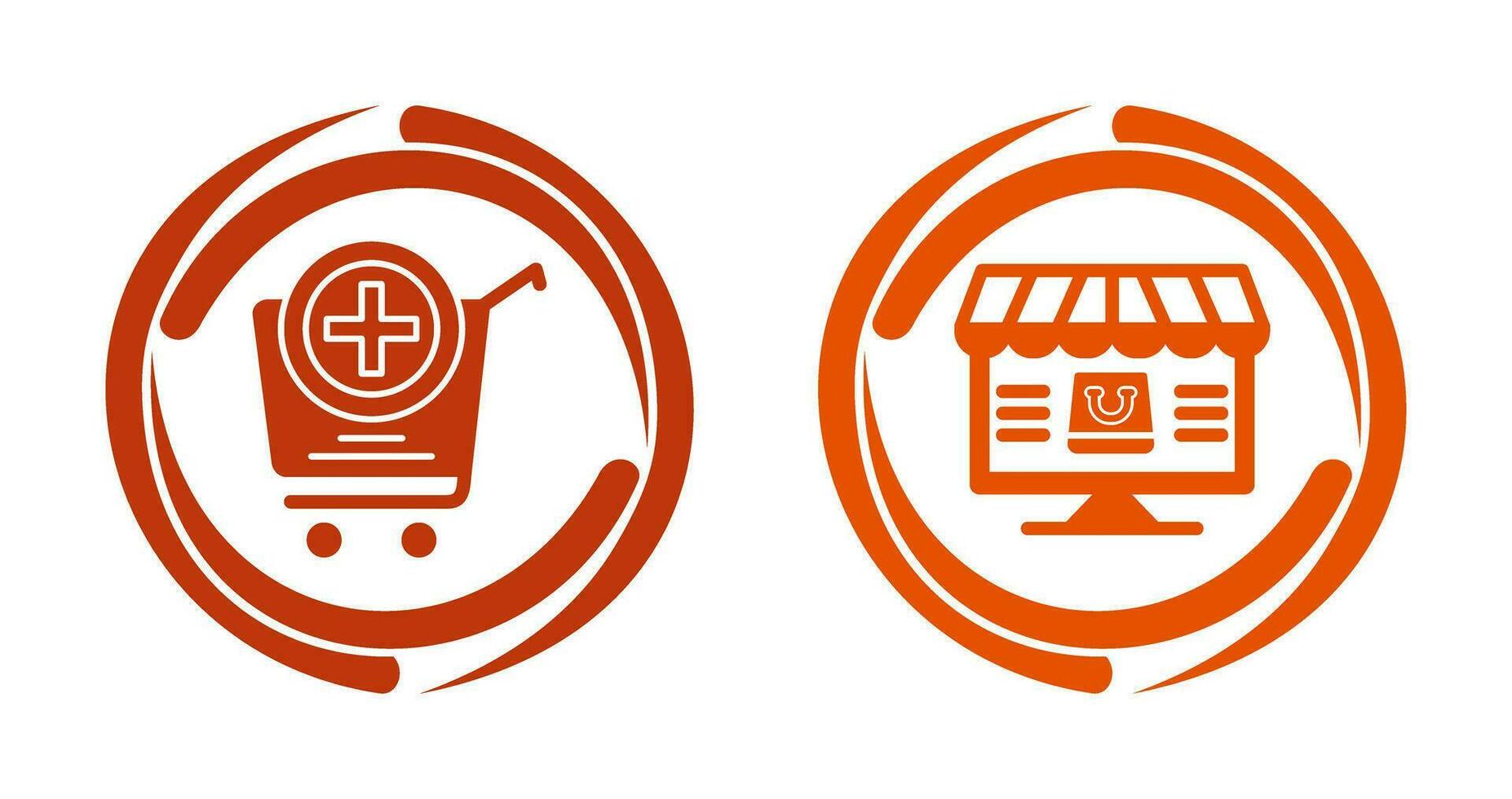 Add to Cart and Online Shopping Icon vector