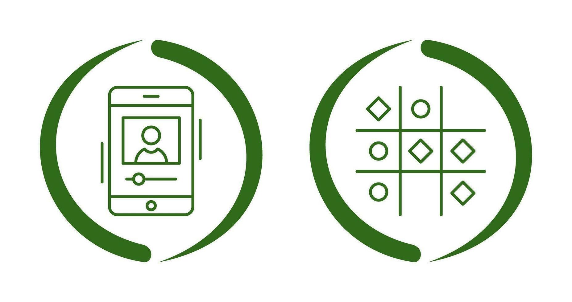 log and Tic Tac Toe Icon vector