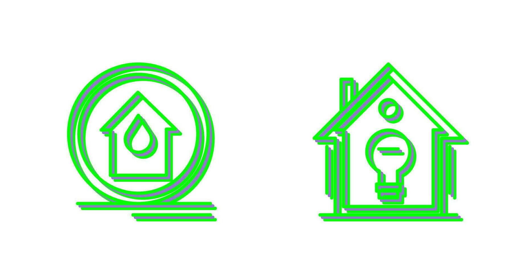 Fire Alarm and Home Automation Icon vector