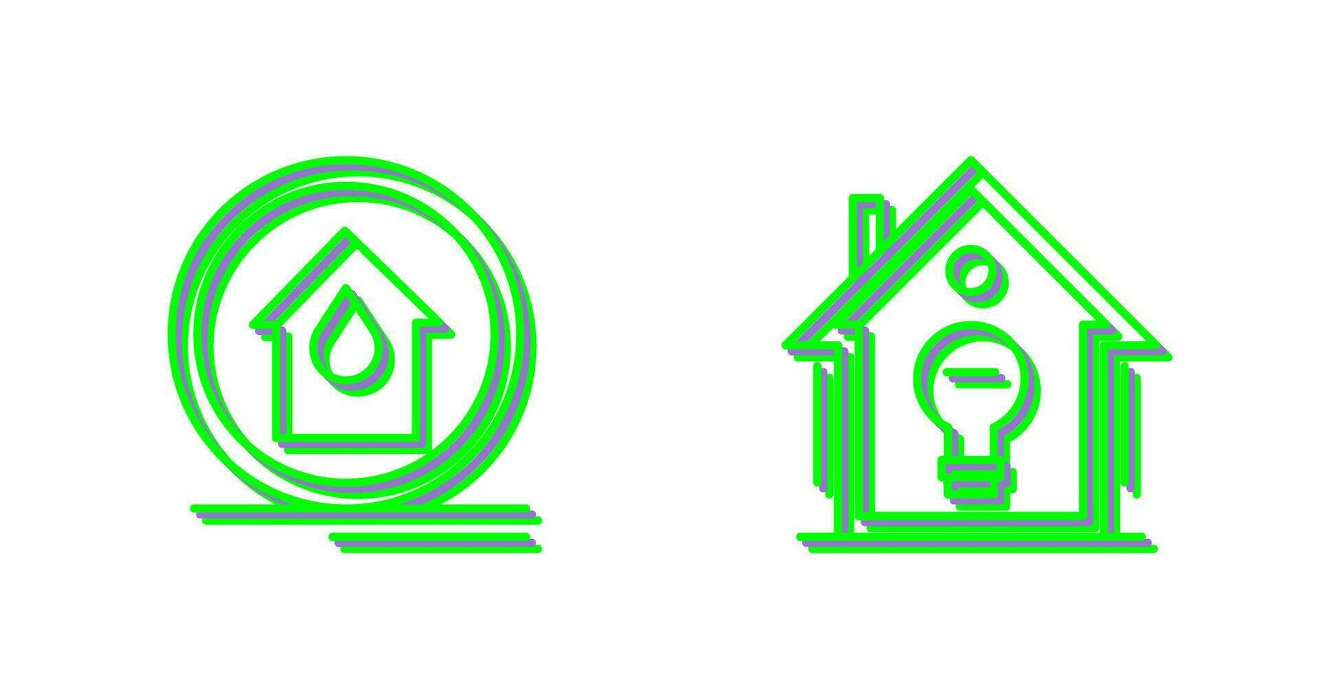 Fire Alarm and Home Automation Icon vector