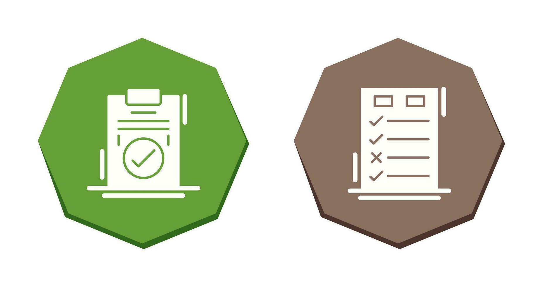Today to Done Check List and Checkmark Icon vector