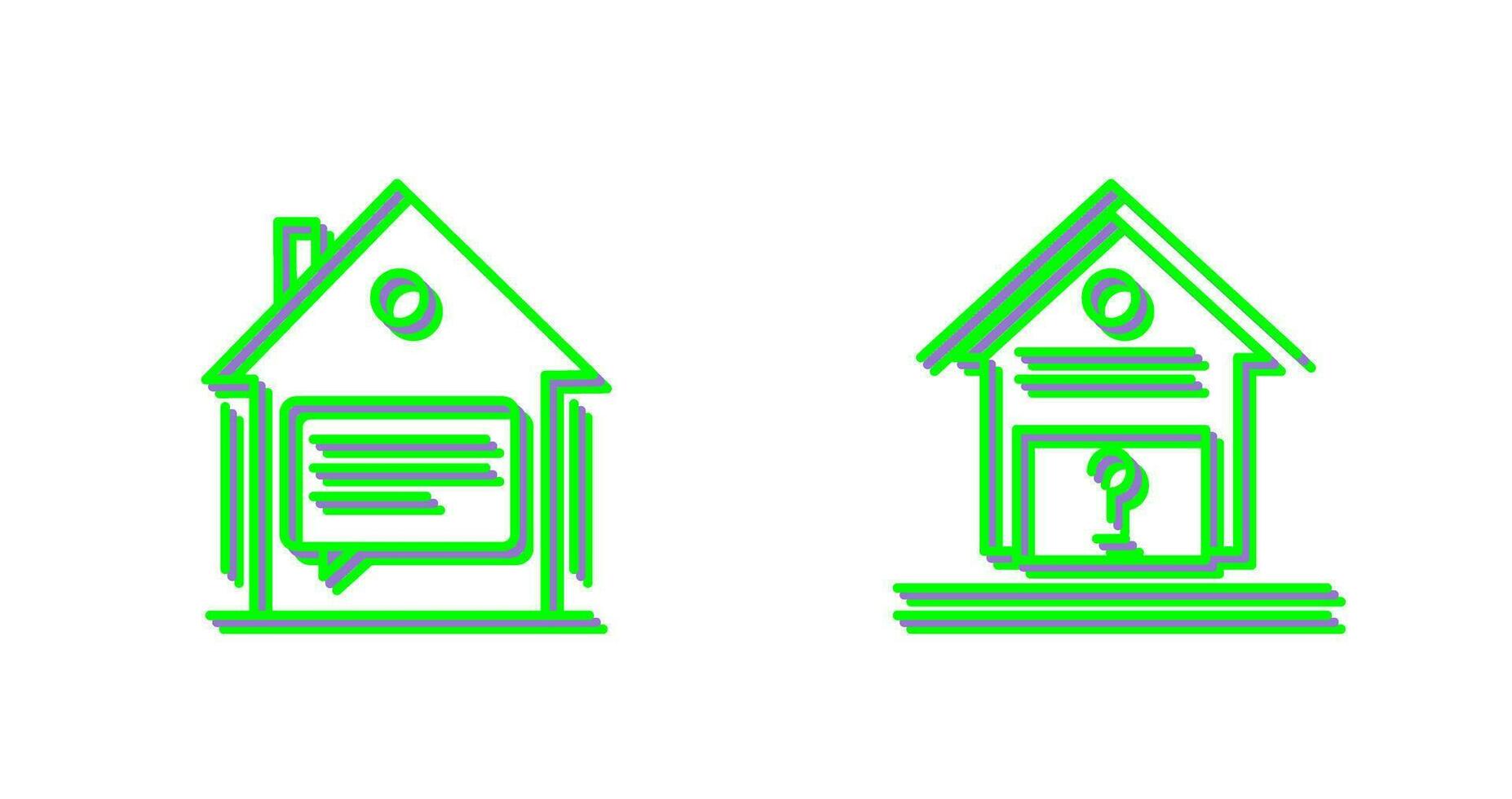 Message and Unknown Icon vector