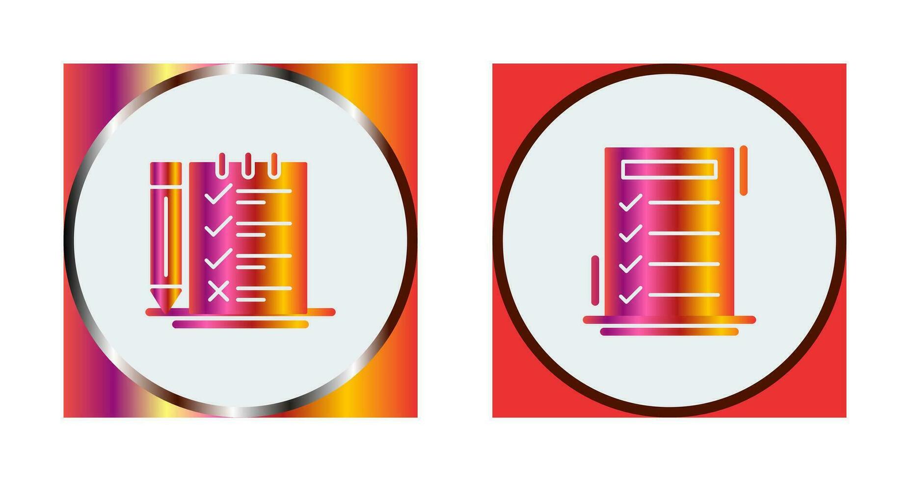 Survey Checklist and To do List Icon vector