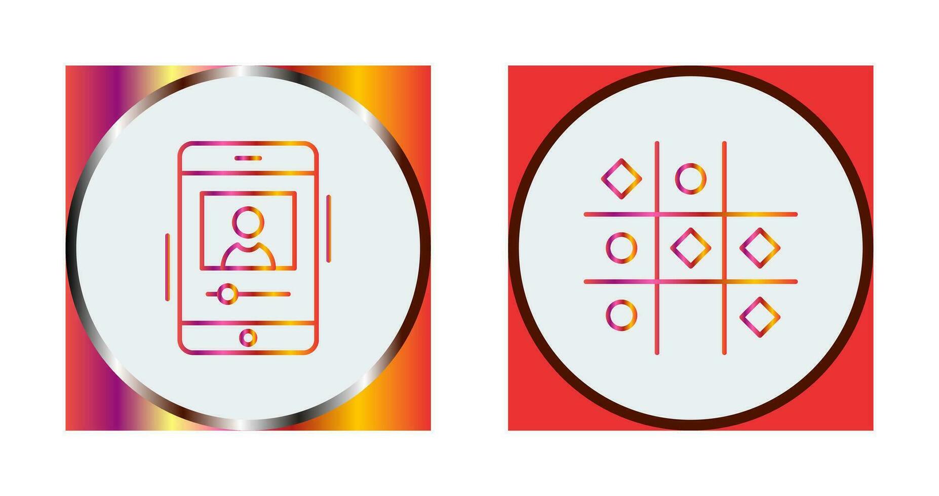 log and Tic Tac Toe Icon vector