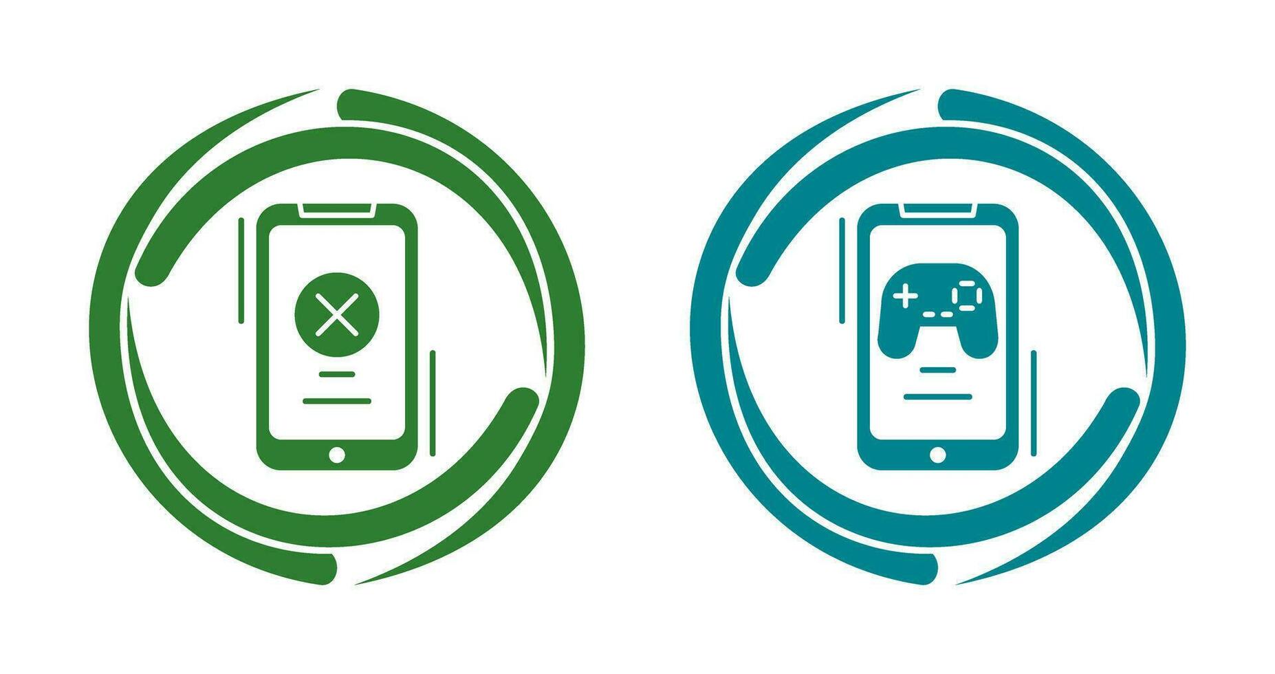 Block and Game Icon vector