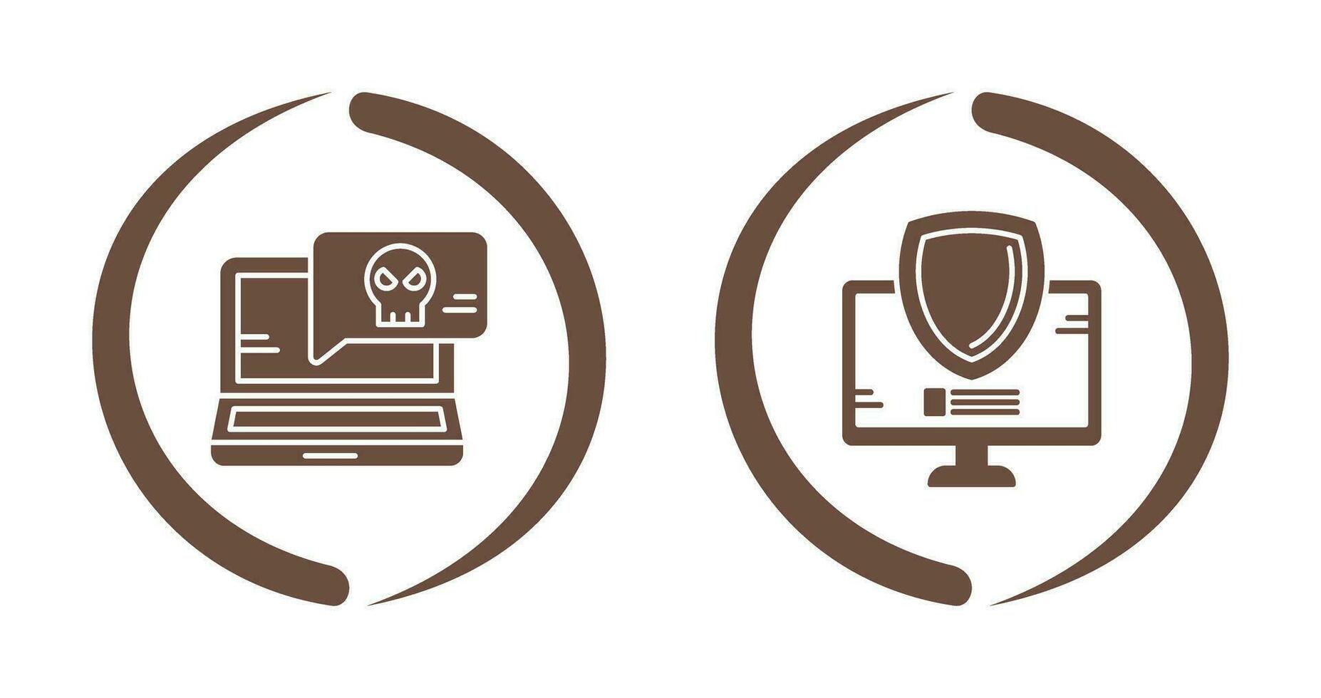 Spam and Unprotected Icon vector