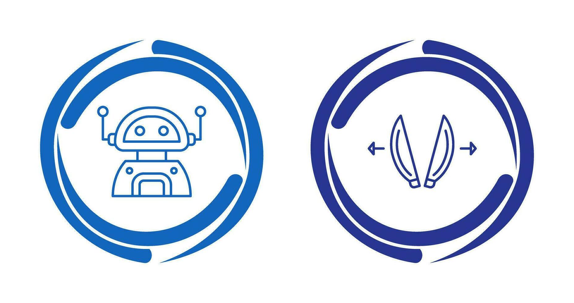 robot and playload Icon vector