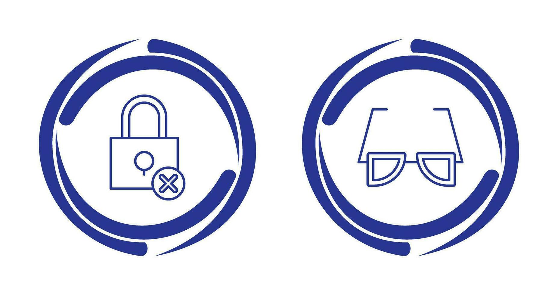 Insecure and Sunglasses Icon vector