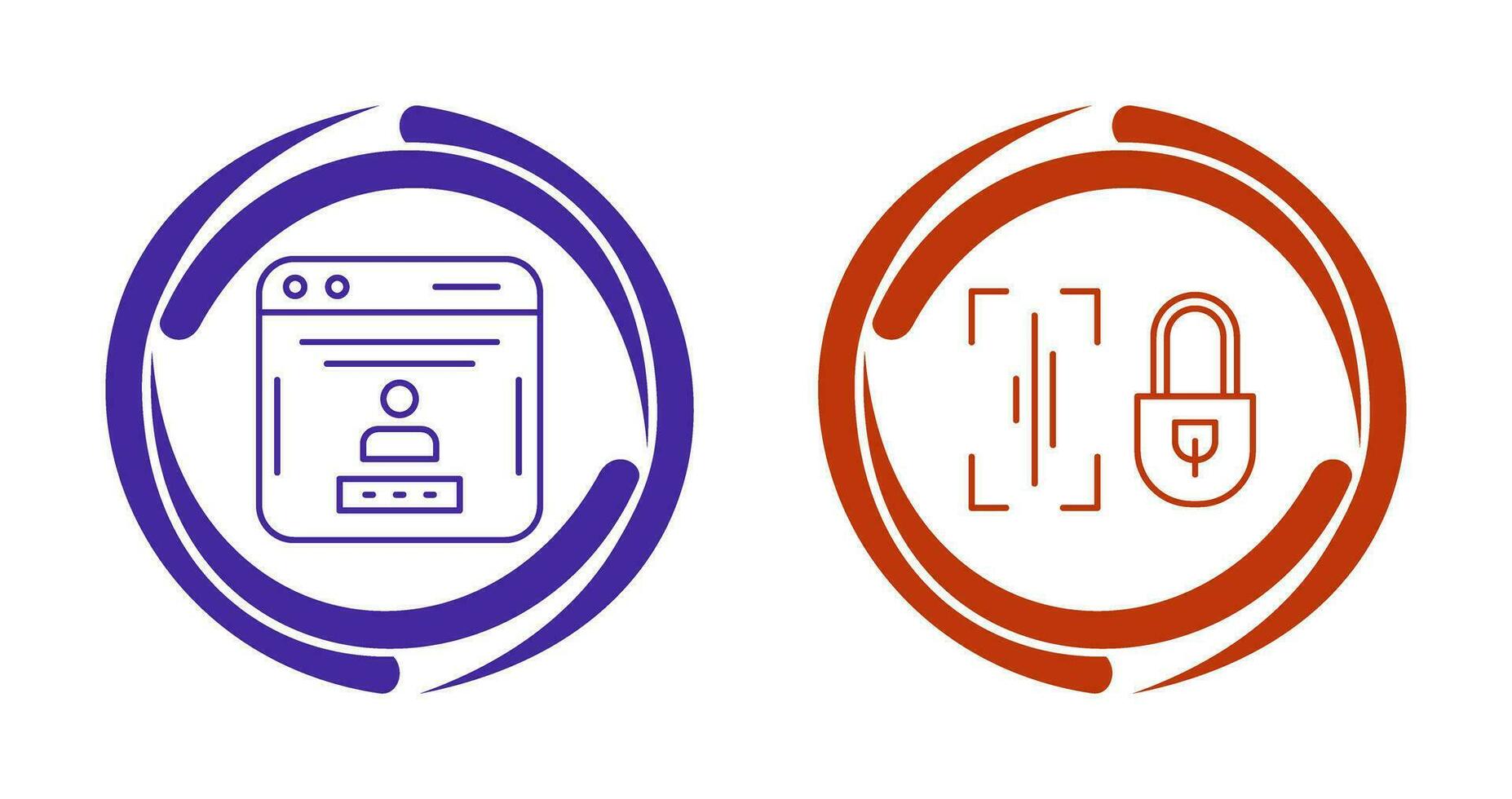 Voice Lock and Password Icon vector