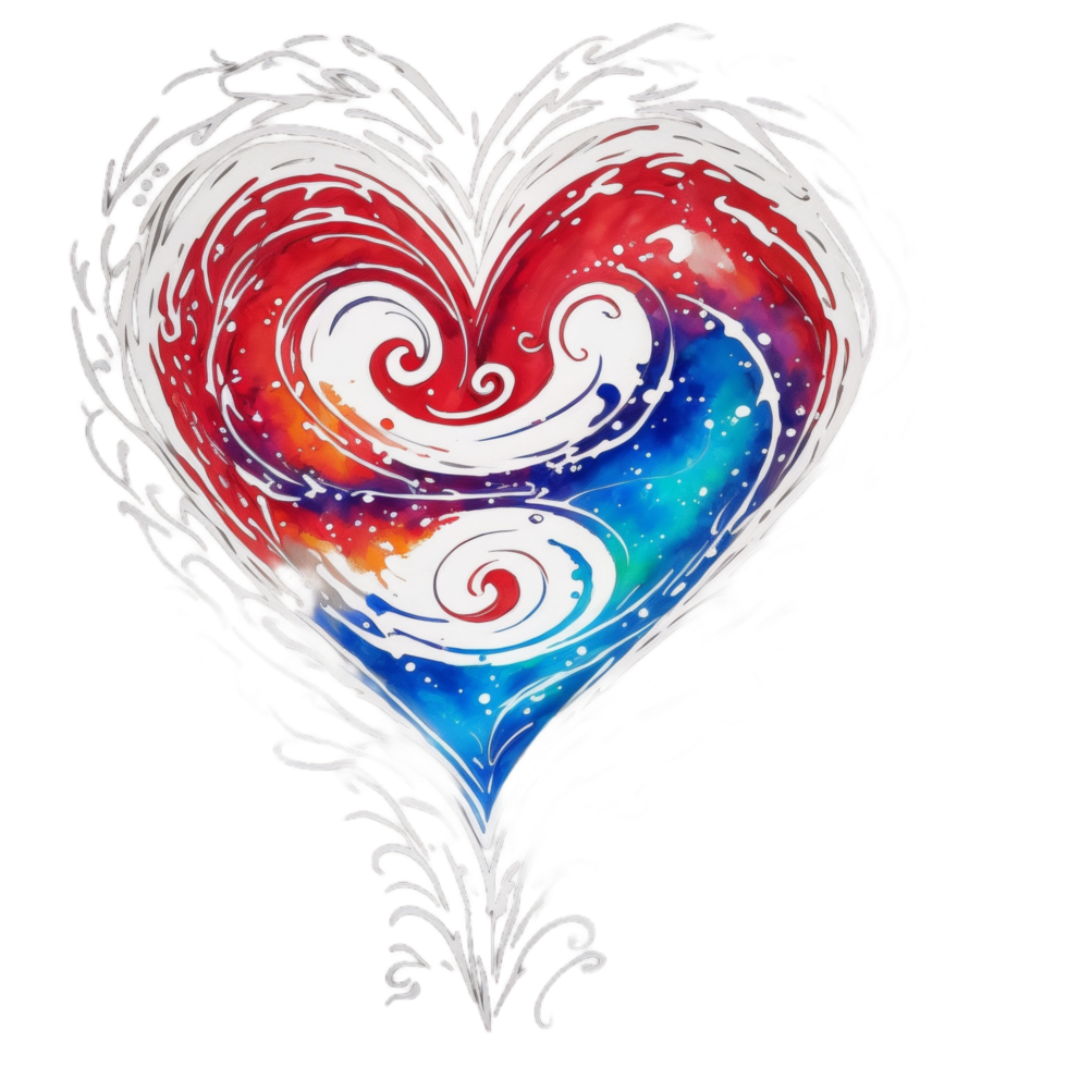 Love Illustration PNG Image Transparent Background Ai Generative