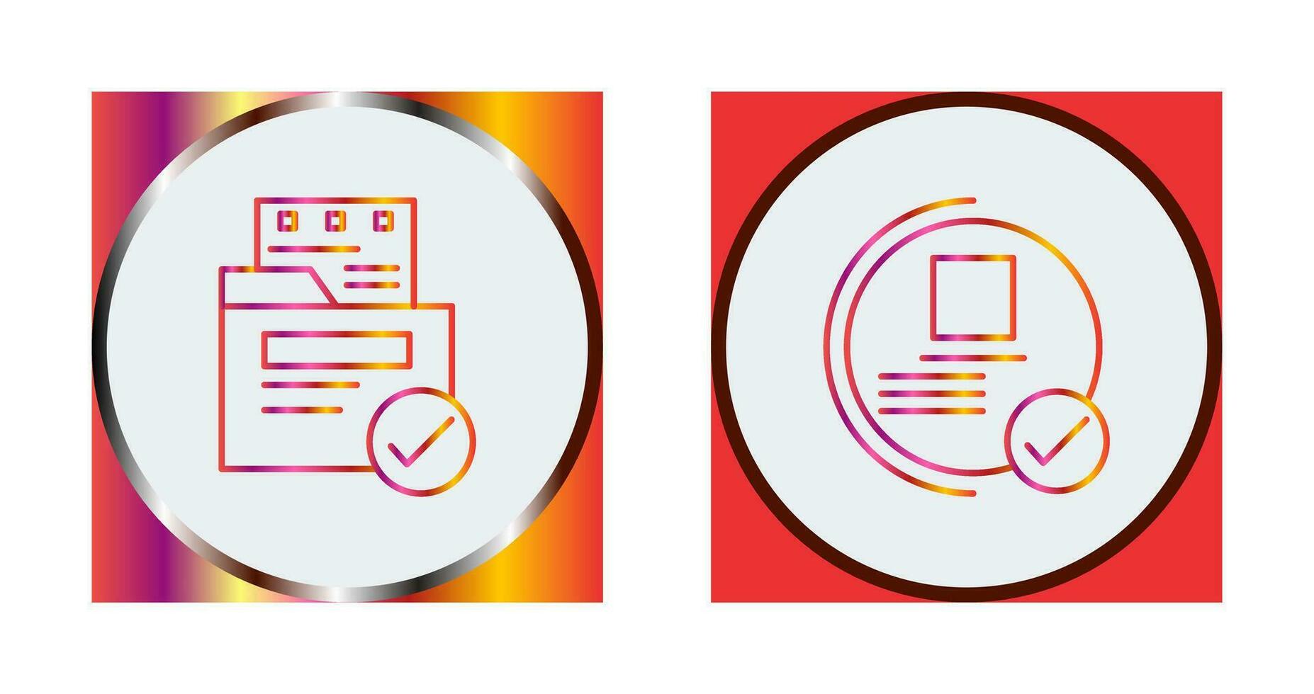 File Protection and Guarantee Icon vector