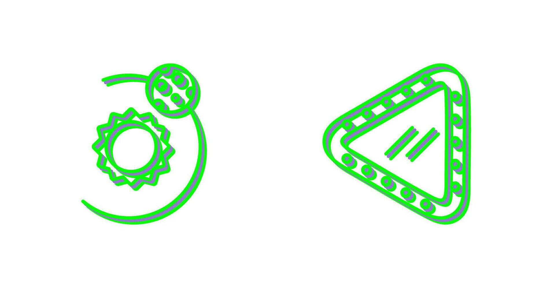 orbit and porthole Icon vector