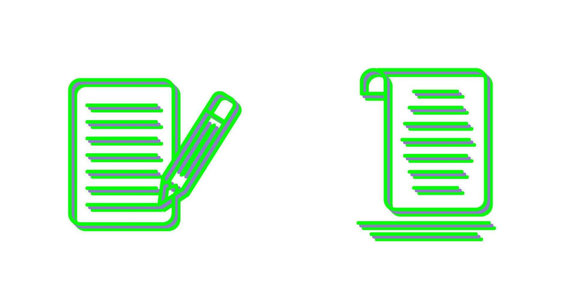 checklist and document  Icon vector
